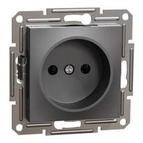 Kištukinis lizdas Schneider Electric Asfora EPH3000171, be įžeminimo, IP20, juoda sp.