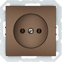 Kištukinis lizdas Vilma QR1000 RP16-001-02, be įžeminimo, mocha sp.
