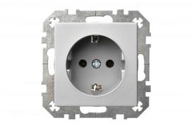 sp 404 - Kištukinis lizdas Liregus Epsilon IKL16-404-01 E/MT, su įžeminimu, metalo sp. - 4 nuotrauka