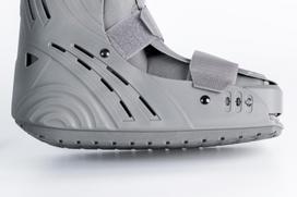 dirzas - Ortezė pėdos ir blauzdos REHA FUND AIR WALKER LONG O-1180/M, juoda/pilka (Black/Grey) - 5 nuotrauka