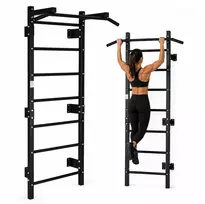 prisitraukimu skersinis - Gimnastikos sienelė su prisitraukimų skersiniu MOVEPRO 228 cm, Juoda (Black) - 1 nuotrauka
