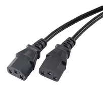 maitinimo laidas c13 - Akyga Power Cable Schuko / IEC C13 1.8m Black - 2 nuotrauka