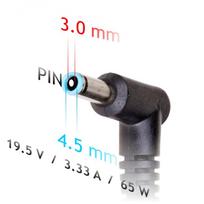 akai - Akyga AK-ND-40 Nešiojamojo kompiuterio pakrovėjas 19.5V / 3.33A 65W Juodas (Black) - 4 nuotrauka