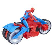 spider man figures - Rinkinys Hasbro Spiderman Web Blast Cycle F6899, 10 cm, mėlyna/raudona - 2 nuotrauka