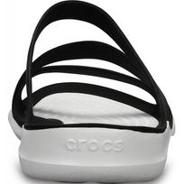 crocs juodi - Crocs™ Women's Swiftwater Sandal Black/White 35 - 3 nuotrauka