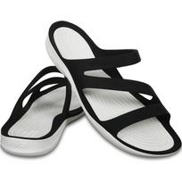 crocs juodi - Crocs™ Women's Swiftwater Sandal Black/White 35 - 5 nuotrauka