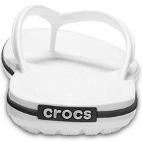 slepetes juodos - Crocs™ Crocband™ Flip White 42,5 - 3 nuotrauka