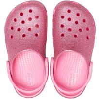klumpes lt - Crocs™ Kids' Classic Glitter Clog Pink Lemonade 23 - 4 nuotrauka