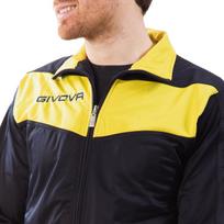 sportiniai kostiumai vyrams - Givova Basico Rain Jacket Black S - 3 nuotrauka