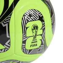zalios taures - Futbolo kamuolys Adidas FIFA World Cup 26 Trionda Club JD8052, Žalias ir Juodas (Green and Black) - 3 nuotrauka