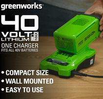 akumuliatorius 40v - Greenworks GSK40B4, 40 V, 4 Ah, Li-ion - 4 nuotrauka