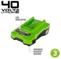 akumuliatorius 40v - Greenworks GSK40B4, 40 V, 4 Ah, Li-ion - 5 nuotrauka