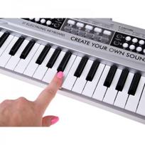 mini mikrofonas - Jokomisiada mini vargonų klaviatūra 37 klavišų su mikrofonu IN0183 - 4 nuotrauka