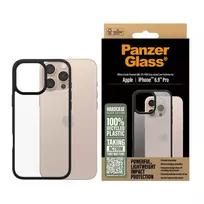 iphone 16 skaidrus deklas - PanzerGlass "HardCase Case iPhone 16 Pro Max" Black - 3 nuotrauka