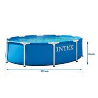 baseinas 305 76 - Intex Metal Frame Pool 28200 - 3 nuotrauka