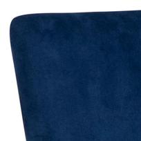 senukai valgomojo kedes - Valgomojo kėdė Weyer Dublin 49, juoda/tamsiai mėlyna (Black/Dark Blue) - 6 nuotrauka