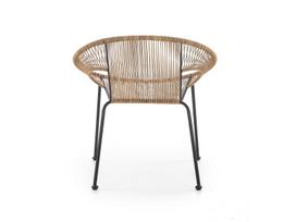 lauko baras - Halmar Bari Garden Chair Brown/Black - 8 nuotrauka