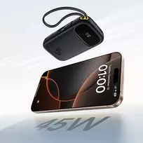 Baseus EnerFill FC31 QPow3, 10000mAh, 45W, juodas