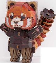 MakeBug 3D popierinė dėlionė Mažoji panda MB-D-0040
