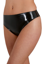 moto apranga moteriska - Late X Latex Briefs black xl Seksuali lateksinė apranga - 3 nuotrauka