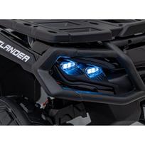 elektrinis keturratis vaikams - Elektrinis keturratis Can-Am Outlander ATV Juodas (Black) - 8 nuotrauka