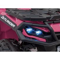 elektromobilis can am - Elektrinis keturratis Can-Am Outlander ATV, rožinis (Pink) - 9 nuotrauka