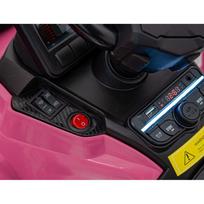 elektromobilis can am - Elektrinis keturratis Can-Am Outlander ATV, rožinis (Pink) - 12 nuotrauka