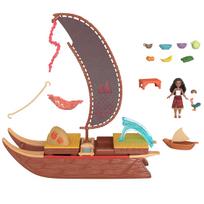 laivas zaislinis - Žaislinė figūrėlė Mattel Disney Princess Moana 2 Adventure Canoe JBT54 - 3 nuotrauka