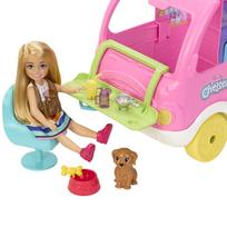 barbes automobilis - Mattel Barbie Chelsea Kemperis 2-in-1 su gyvūnų priedais HNH90, 12 cm - 3 nuotrauka