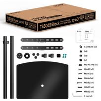 grindu televizoriaus laikiklis - TV SET ACC FLOOR STAND /30-60"/BLACK TS5065-B ONKRON - 5 nuotrauka