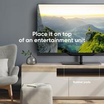 grindu televizoriaus laikiklis - TV SET ACC FLOOR STAND /30-60"/BLACK TS5065-B ONKRON - 7 nuotrauka