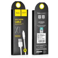 apple lightning to usb cable 2m - Hoco Premium Rapid USB To Apple Lightning Cable 2m White - 2 nuotrauka