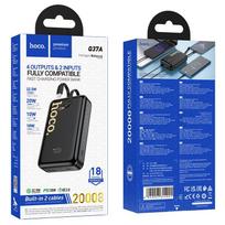usb c pd power bank - Hoco Q37A, 20000mAh, 22.5W, QC + PD, juodas (black) - 2 nuotrauka