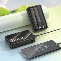 usb c pd power bank - Hoco Q37A, 20000mAh, 22.5W, QC + PD, juodas (black) - 3 nuotrauka