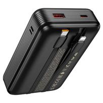 usb c pd power bank - Hoco Q37A, 20000mAh, 22.5W, QC + PD, juodas (black) - 5 nuotrauka