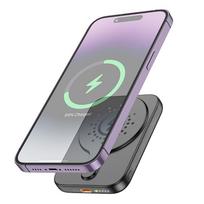 baterija 12v - Hoco J117, 5000mAh, 18W, MagSafe, juodas (black) - 6 nuotrauka