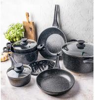 garnys - Klausberg Marble KB-7659, 12 vnt. puodų ir keptuvių rinkinys - 6 nuotrauka