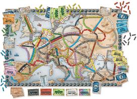 ticket to ride europe - DAYS OF WONDER Stalo žaidimas Ticket to Ride Europe, LT, LV, EE - 4 nuotrauka