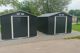 sandeliukas - Metalinis sodo sandėliukas, 11,7 m², antracito (Anthracite) - 24 nuotrauka