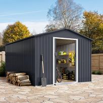 sandeliukas - Metalinis sodo sandėliukas, 11,7 m², antracito (Anthracite) - 25 nuotrauka