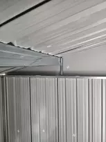 sandeliukas - Metalinis sodo sandėliukas HATIS, 3,82 m², antracito (Anthracite) - 9 nuotrauka