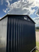 sandeliukas - Metalinis sodo sandėliukas HATIS, 3,82 m², antracito (Anthracite) - 20 nuotrauka