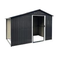 metalinis sandeliukas - Metalinis sandėliukas su malkine, 5,77 m2, antracito (Anthracite) - 4 nuotrauka