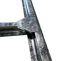 metalinis sandeliukas - Metalinis sandėliukas su malkine, 5,77 m2, antracito (Anthracite) - 7 nuotrauka