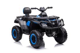 withings - Vaikiškas elektrinis keturratis HATIS with a snow blower, mėlynas (Blue) - 3 nuotrauka