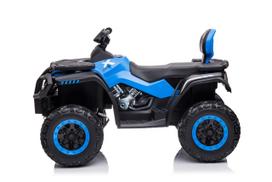 withings - Vaikiškas elektrinis keturratis HATIS with a snow blower, mėlynas (Blue) - 5 nuotrauka