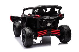 can am maverick - CAN-AM Maverick vaikiškas elektrinis bagis, Juodas/Raudonas (Black/Red) - 2 nuotrauka