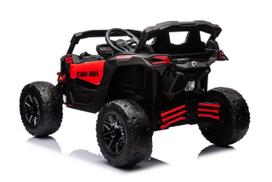 can am maverick - CAN-AM Maverick vaikiškas elektrinis bagis, Juodas/Raudonas (Black/Red) - 5 nuotrauka