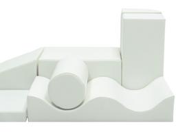minkstu kaladeliu aikstele - Minkštų kaladėlių aikštelė „Sukutis“, balta (White) - 5 nuotrauka