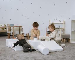 minkstu kaladeliu aikstele - Minkštų kaladėlių aikštelė „Sukutis“, balta (White) - 15 nuotrauka